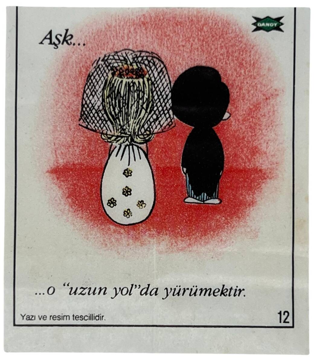 AŞK BUDUR Sakız Kağıdı No:12- SKZ1732 - 3