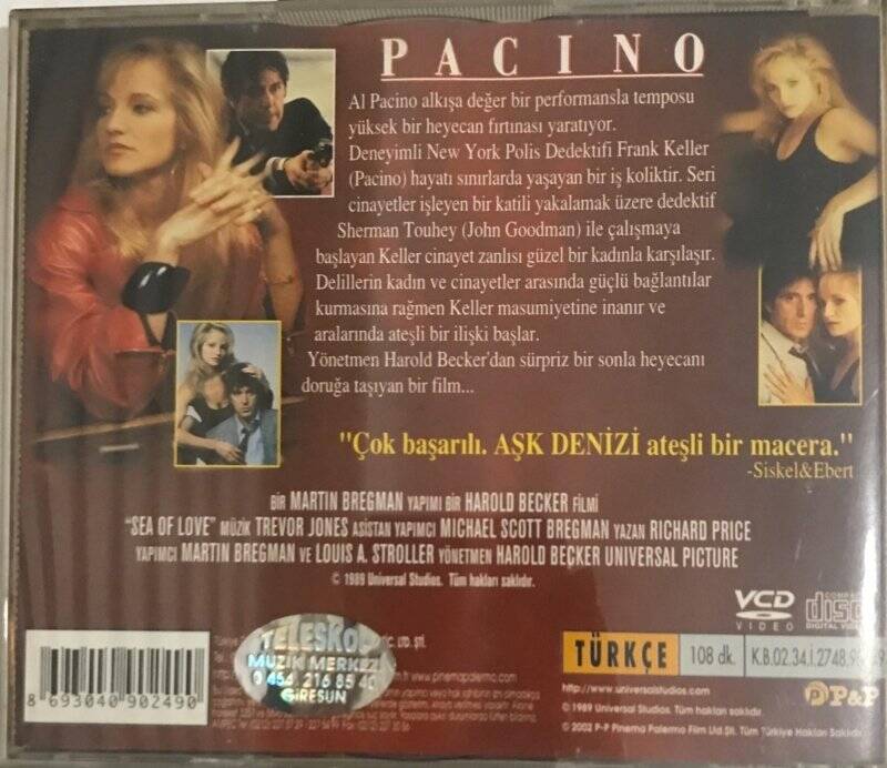 Aşk Denizi Al Pacino VCD Film VCD4973 - 2