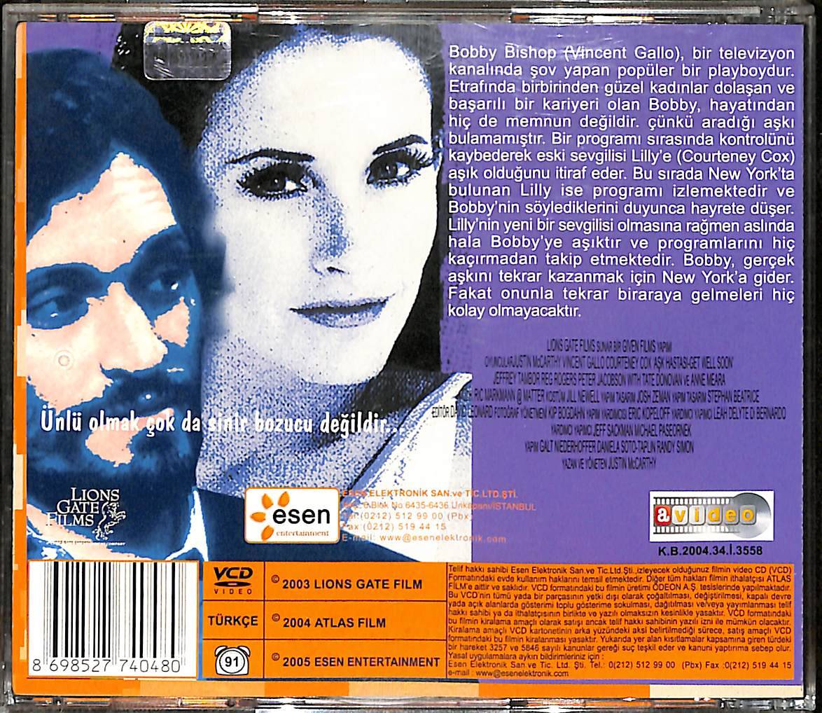 Aşk Hastası – Get Well Soon (2001) Orijinal VCD Film VCD28511 - 2