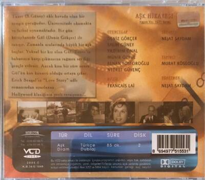 Aşk Hikayesi (Salih Güney) VCD Film VCD11454 - 2