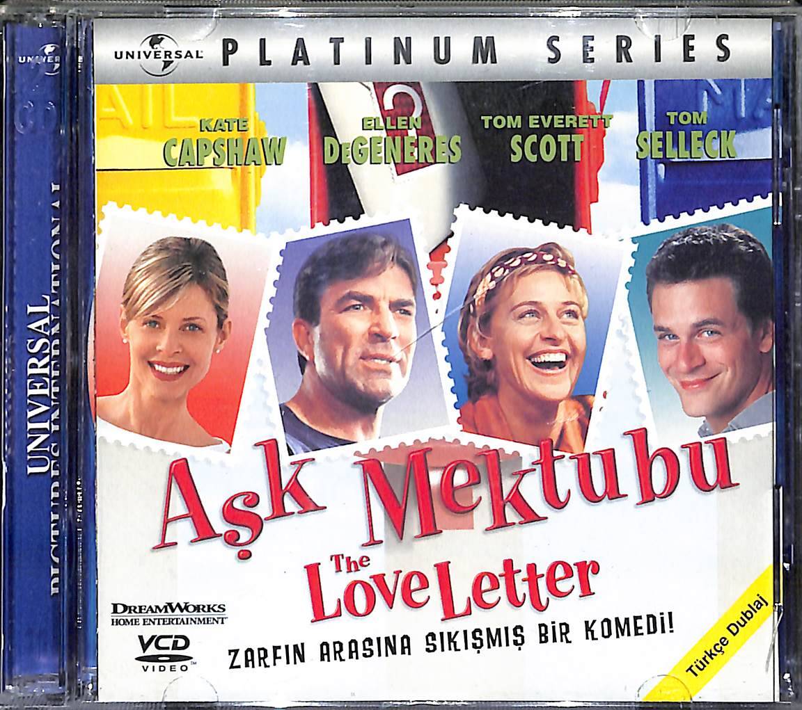 Aşk Mektubu - The Love Letter Orjinal VCD Film ' Kate Capshaw, Ellen Degeneres, Tom Everrett Scoot, Tom Selleck ' VCD28013 - 1