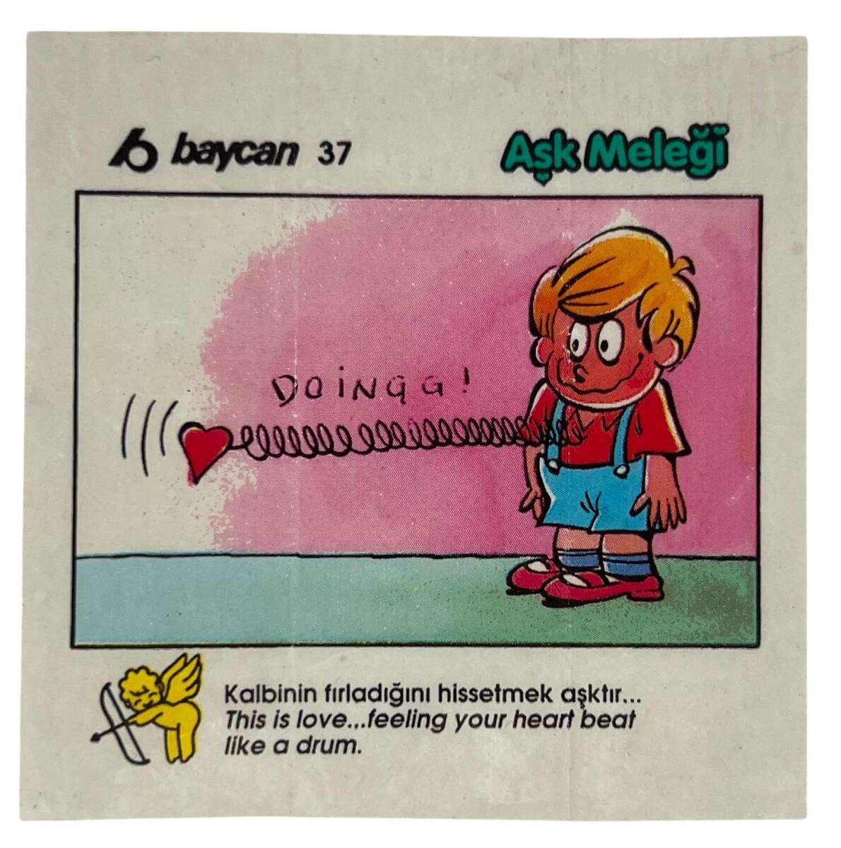 AŞK MELEĞİ Baycan Sakız Kağıdı Stickers SKZ1045 - 1