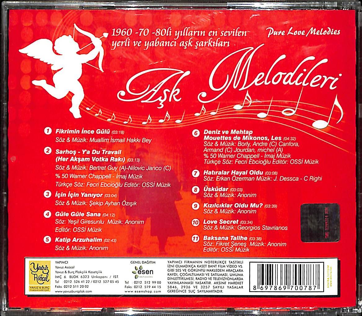 Aşk Melodileri - Pure Love Melodies CD (İkinci El) CD4943 - 2