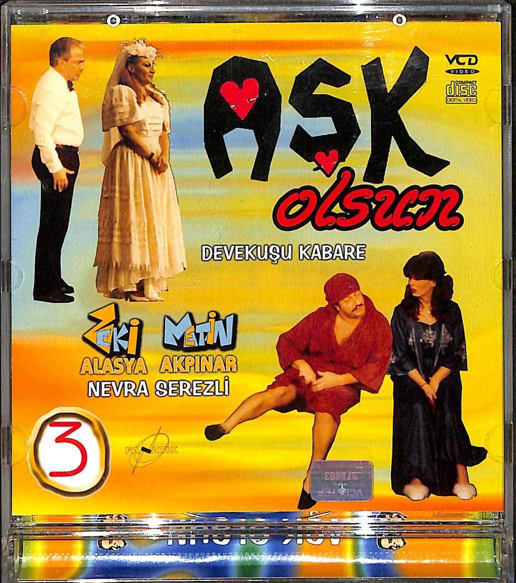 Aşk Olsun - Devekuşu Kabare Tiyatrosu 3.Bölüm (1985) Orijinal VCD Film VCD29013 - 1