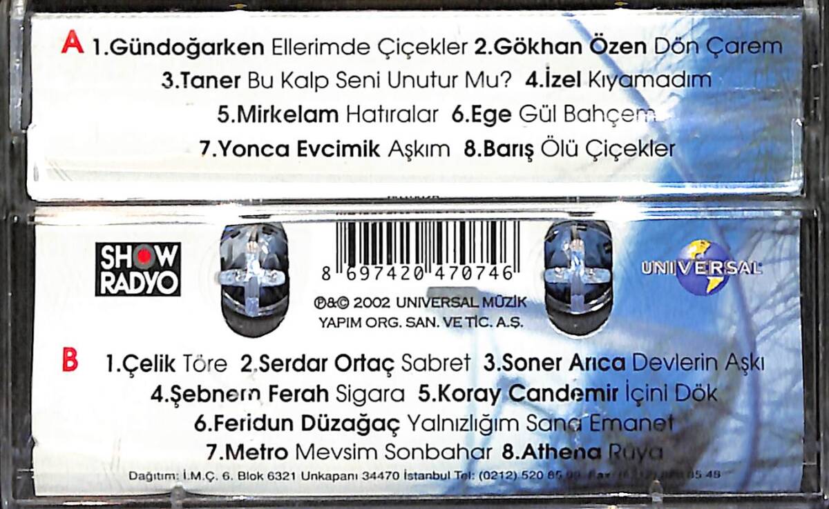 Aşk Şarkıları 3 Kaset (İkinci El) KST28577 - 2