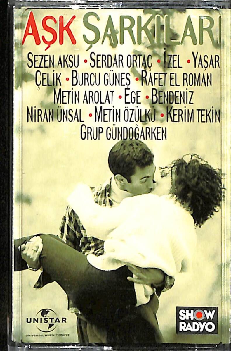 Aşk Şarkıları - Sezen Aksu/Serdar Ortaç/İzel/Yaşar Çelik Orijinal Kaset (İkinci El) KST30369 - 1