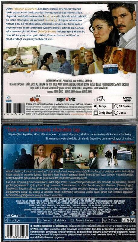 Aşk Tutulması Sis ve Gece - 2 Adet VCD Film VCD335 - 2