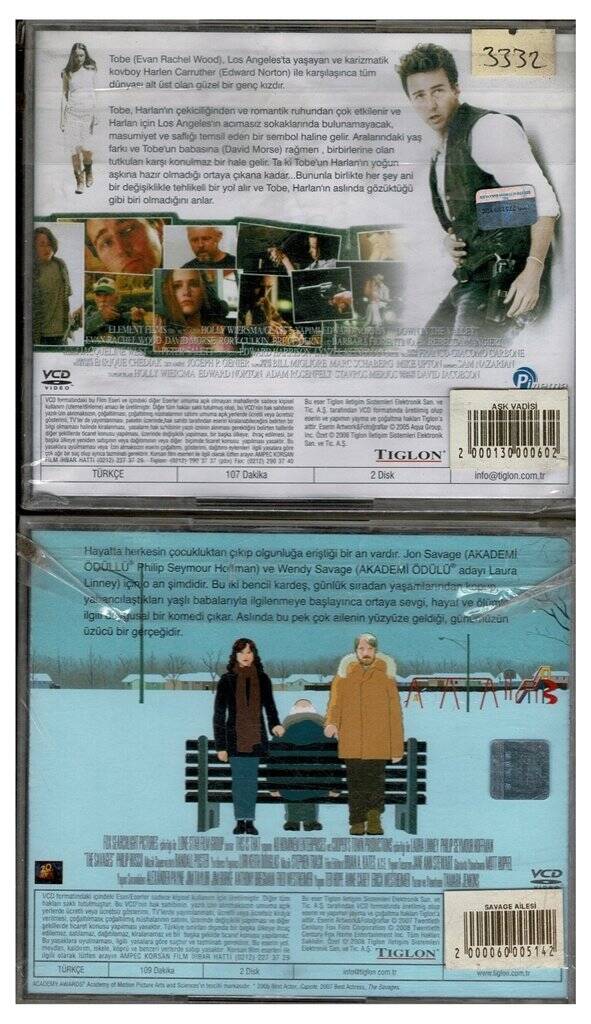Aşk Vadisi Savage Ailesi - 2 Adet VCD Film VCD1101 - 2