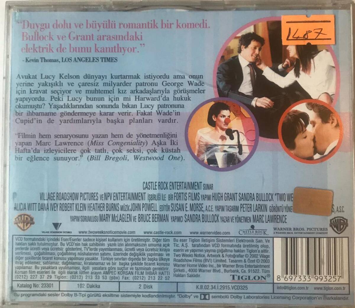 Aşka İki Hafta VCD Film VCD4636 - 2