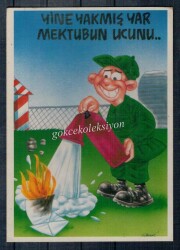 Asker Temalı Kartpostal KRT4822 - Gökçekoleksiyon