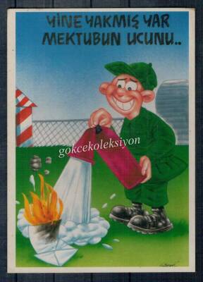 Asker Temalı Kartpostal KRT4822 - 1