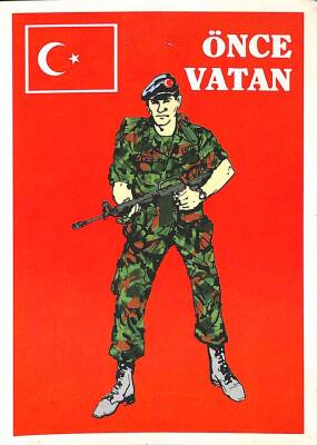 Askerlik Temalı Kartpostal KRT15414 - 1