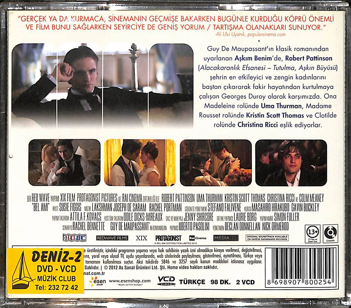 Aşkım Benim - Bel Ami (2012) Orjinal VCD Film ' Robert Pattinson - Uma Thurman - Christina Ricci - Kristin Scott Thomas ' VCD28569 - 2