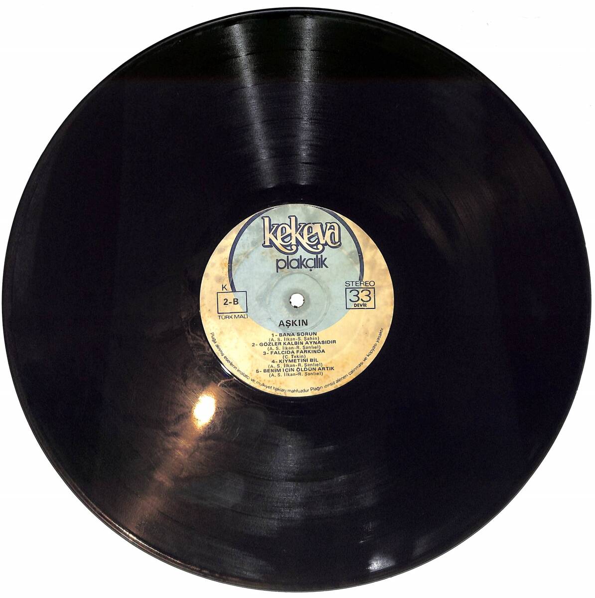 Aşkın - Aşkın LP PLAK (Açıklamayı Okuyunuz) PLK26661 - 2