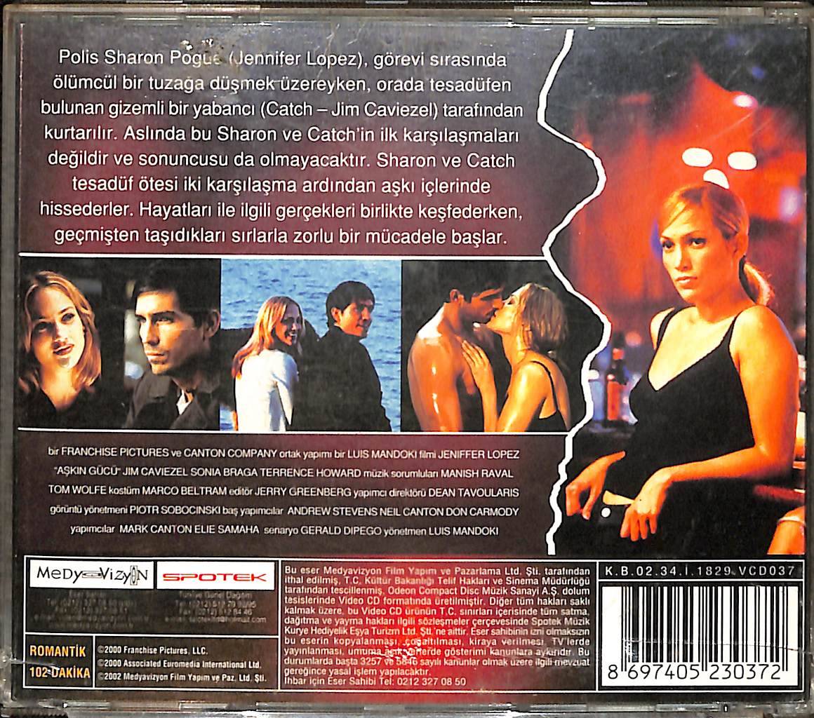 Aşkın Gücü – Angel Eyes (2001) Orijinal VCD Film ' Jennifer Lopez ' VCD28937 - 2