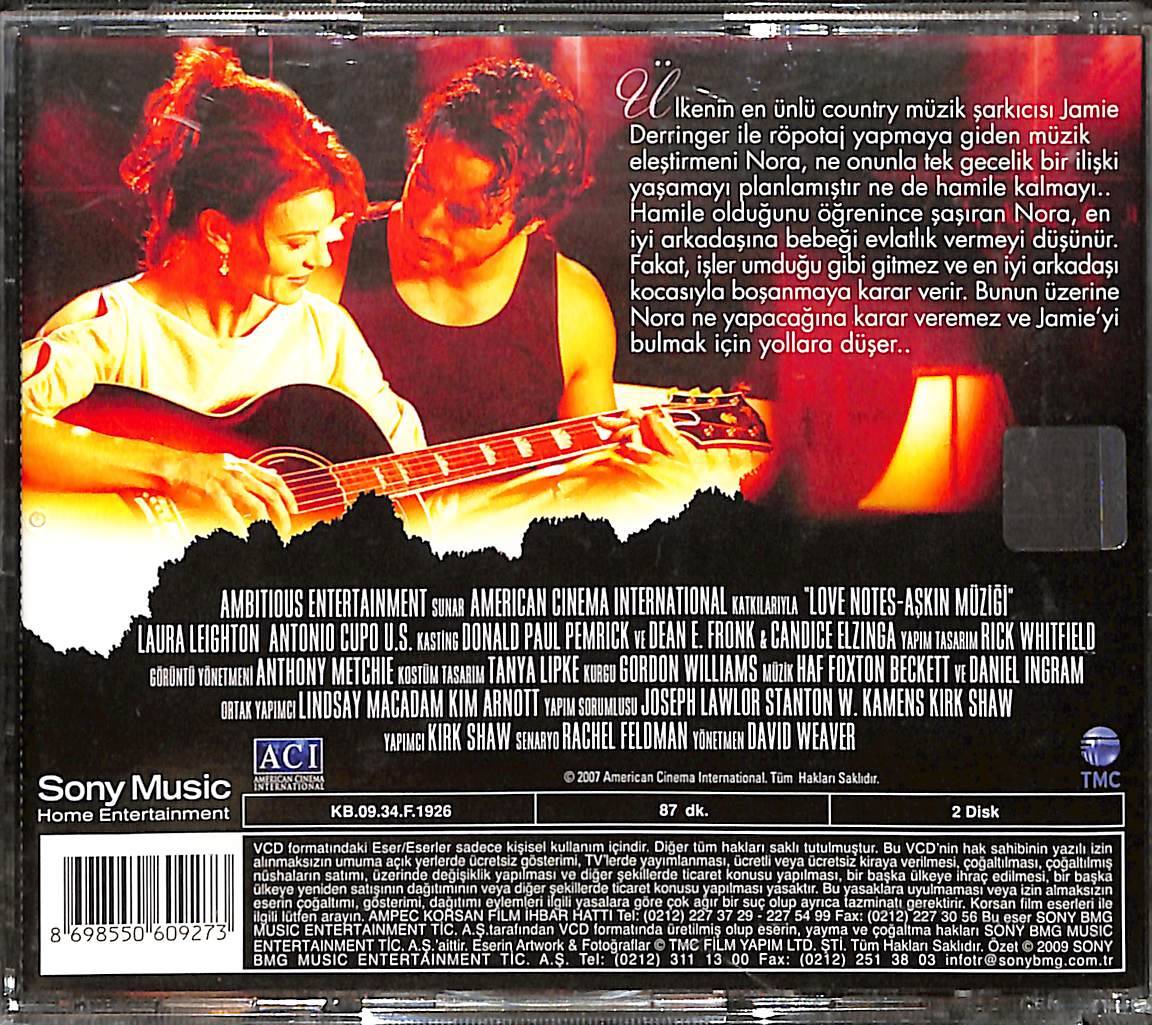 Aşkın Müziği - Love Notes (2007) Orjinal VCD Film ' Laura Leighton ' VCD28575 - 2