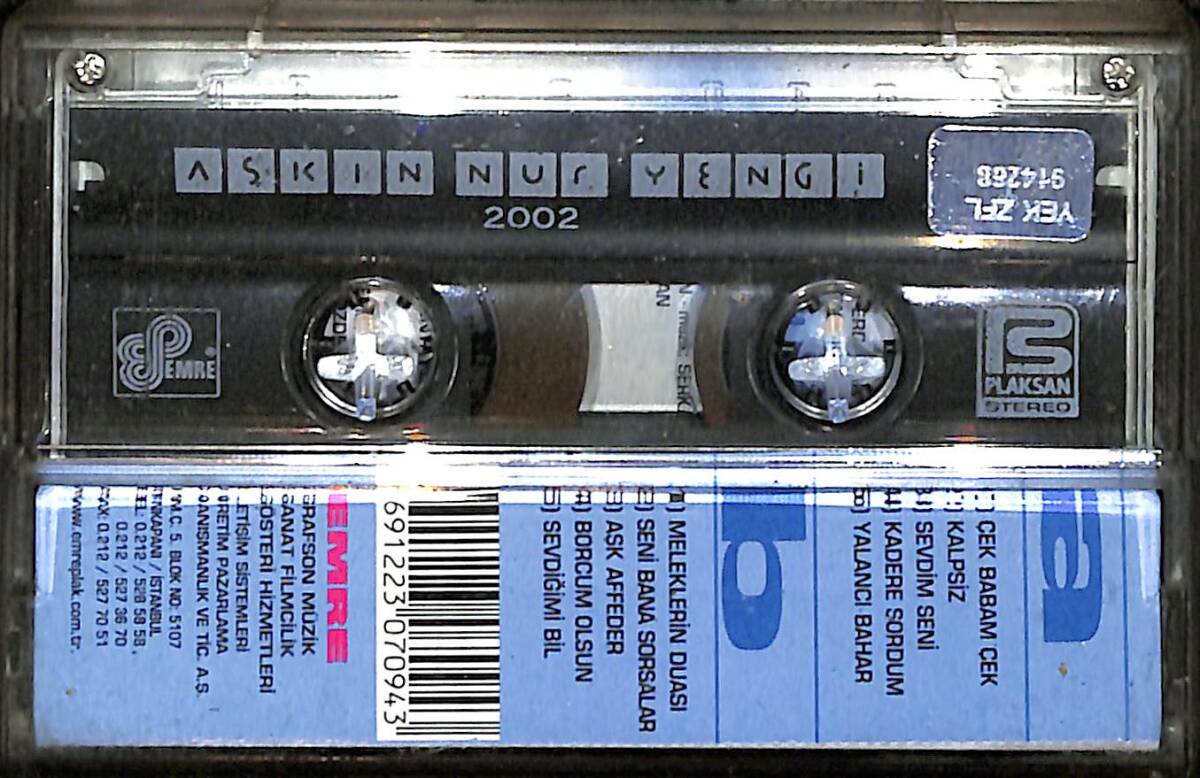 Aşkın Nur Yengi 2002 Kaset (İkinci El Kaset) KST29449 - 2