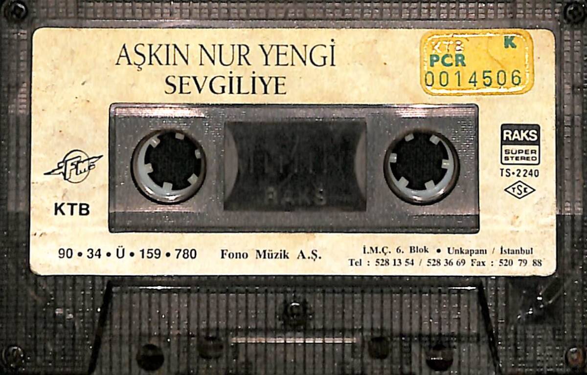 Aşkın Nur Yengi - Sevgiliyle Kaset (Sarı Bandrol - İkinci El) KST27828 - 1