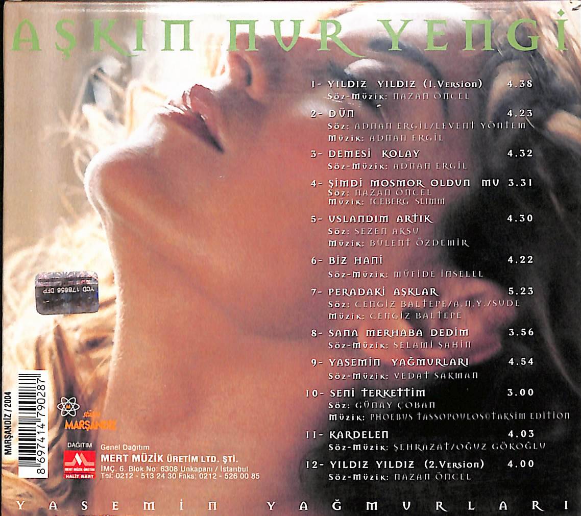 Aşkın Nur Yengi - Yasemin Yağmurları CD (İkinci El) CD5675 - 2
