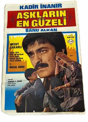 Aşkların En Güzeli Film Afişi - Kadir İnanır , Banu Alkan , Mesut Çakarlı (68x98cm) KRT19966 - 1