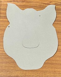 Aslan Hayvan Figürü Yüz Maskesi AOB4868 - 2