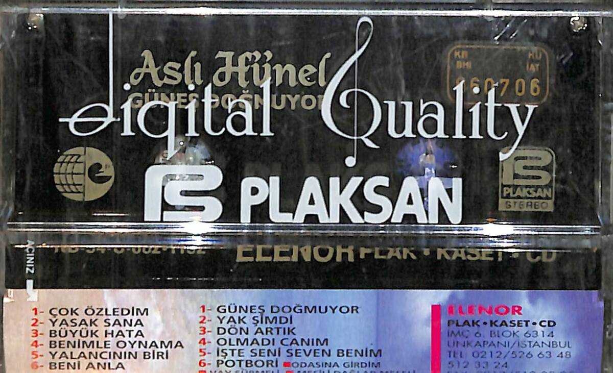 Aslı Hünel - Güneş Doğmuyor Kaset (Sıfır) KST26721 - 2