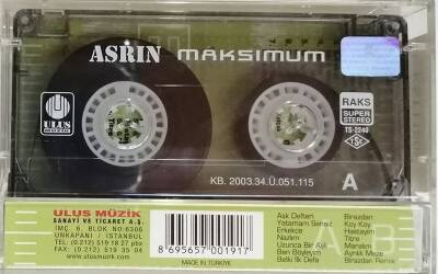 Asrın - Maksimum Kaset (İkinci El Kaset) KST11569 - 2