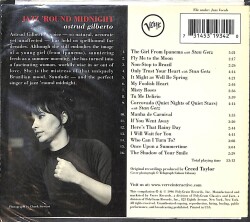 Astrud Gilberto - Jazz 'Round Midnight CD (İkinci El) CD5829 - 2