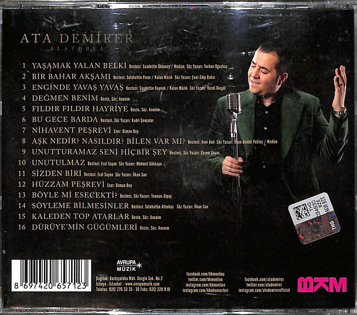Ata Demirer - Alaturka CD (İkinci El) CD5625 - 2