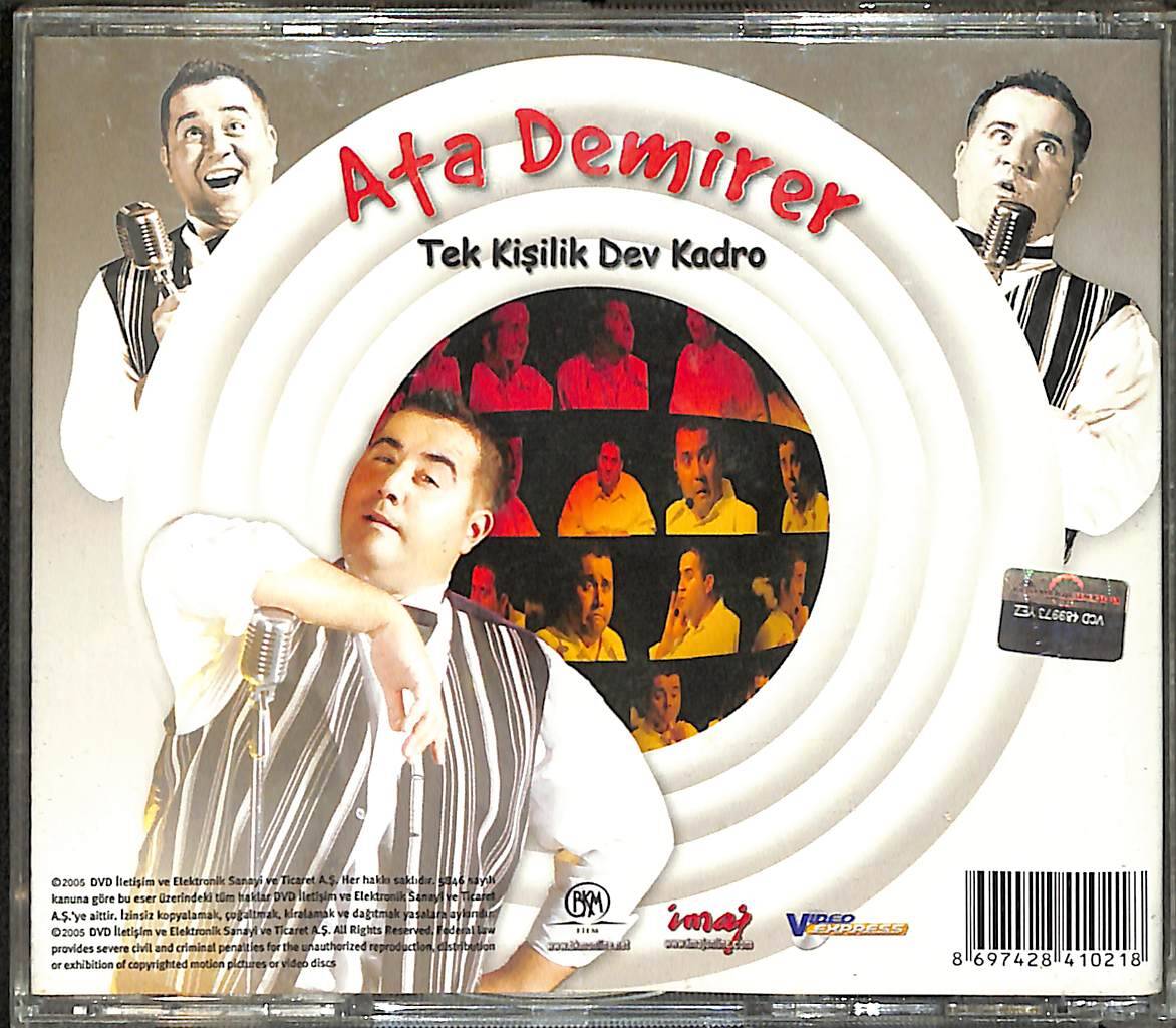 Ata Demirer Tek Kişilik Dev Kadro VCD Film (İkinci El) VCD26906 - 2