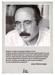 Ataol Behramoğlu Kartpostal KRT8019 - Gökçekoleksiyon