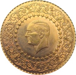 Atatürk 250 Kuruş 1970 Ziynet - Kulpsuz/ÇİL TCA277 #1814 - Gökçekoleksiyon