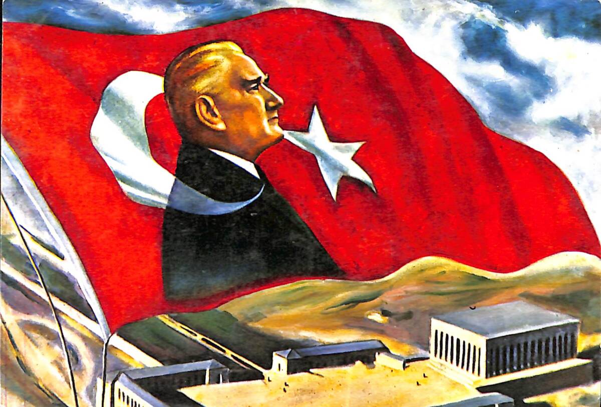 Atatürk Kartpostal (Küçük Boy) KRT23343 - 1
