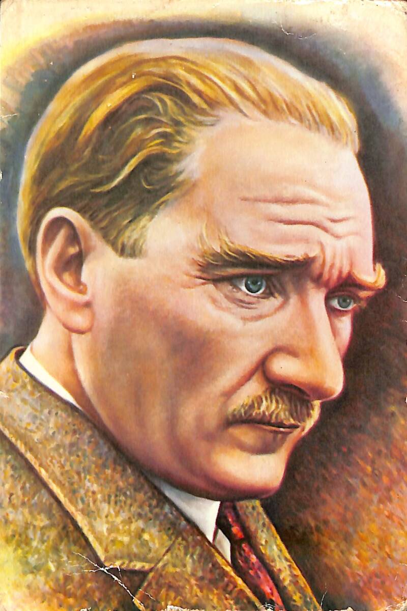 Atatürk Kartpostal (Küçük Boy) KRT23556 - 1