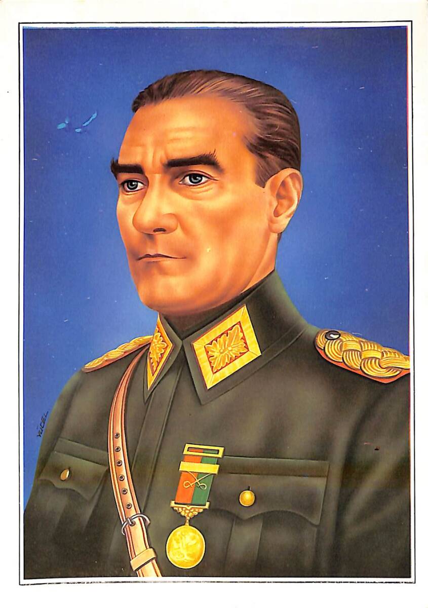 Atatürk Kartpostal (Küçük Boy) KRT23563 - 1