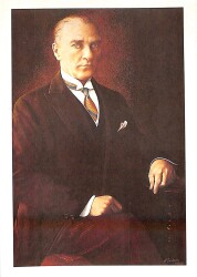 Atatürk Kartpostal (Küçük Boy) KRT23566 - Gökçekoleksiyon