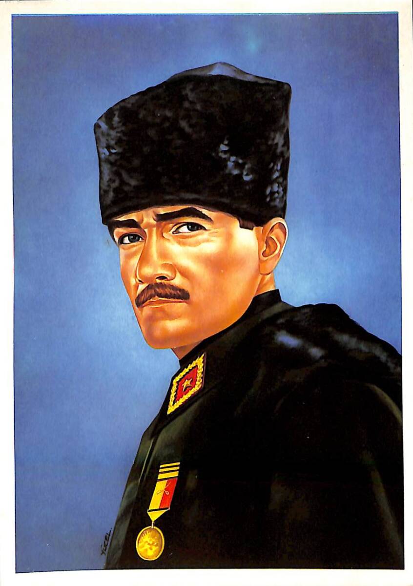 Atatürk Kartpostal (Küçük Boy) KRT23569 - 1