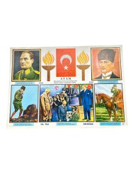 Atatürk'ün Doğumunun 100. Yılı (1981) Ultra Dev Boy Kartpostal (70X50 cm) KRT23749 - Gökçekoleksiyon