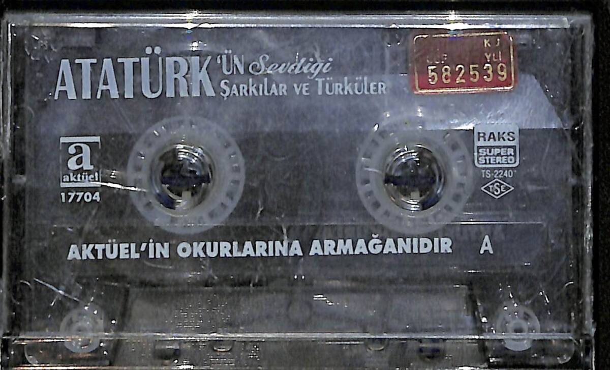 Atatürk'ün Sevdiği Şarkılar Ve Türküler Kaset (Kırmızı Bandrol - İkinci El) KST27949 - 1