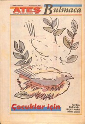 Ateş Bulmaca 9 Şubat Pazar NDR85577 - Gökçekoleksiyon