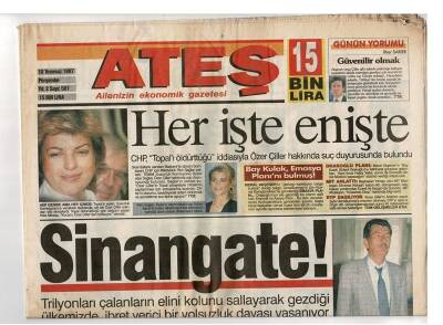 Ateş Gazetesi 10 Temmuz 1197 - Bülente Bebek Yakıştı ( Bülent Ersoy ) GZ48078 - 1
