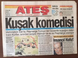 Ateş Gazetesi 11 Eylül 1996 - Çiller Cesuruz Savaşırız Dedi Kıbrısta Esti Gürledi GZ6731 - 2