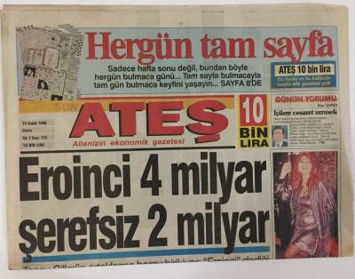 Ateş Gazetesi 13 Aralık 1996- Romatizma Ağızda GZ13134 - 2