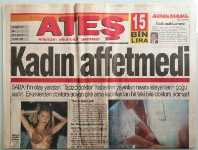 Ateş Gazetesi 18 Mart 1997 Serdar Ortaçın ABD Günleri - GZ44905 - 1