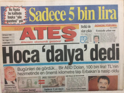 Ateş Gazetesi 20 Kasım 1996 - Cinsel Mutluluk Sırları GZ27504 - 1