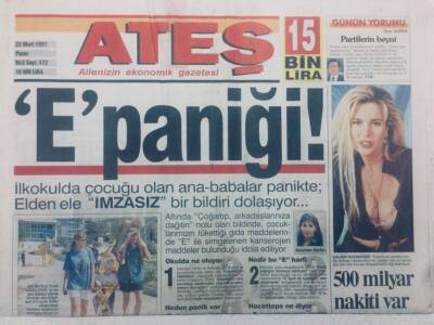 Ateş Gazetesi - 23 Mart 1997 - Harika Avcının 500 Milyar Nakiti Var GZ46868 - 1