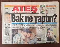 Ateş Gazetesi Haber - Politik Eki İle 8 Eylül 1996 -1994-96 Sezonu Hapiste Geçiren Tanju Çolak Tahliye Oldu GZ10243 - 2