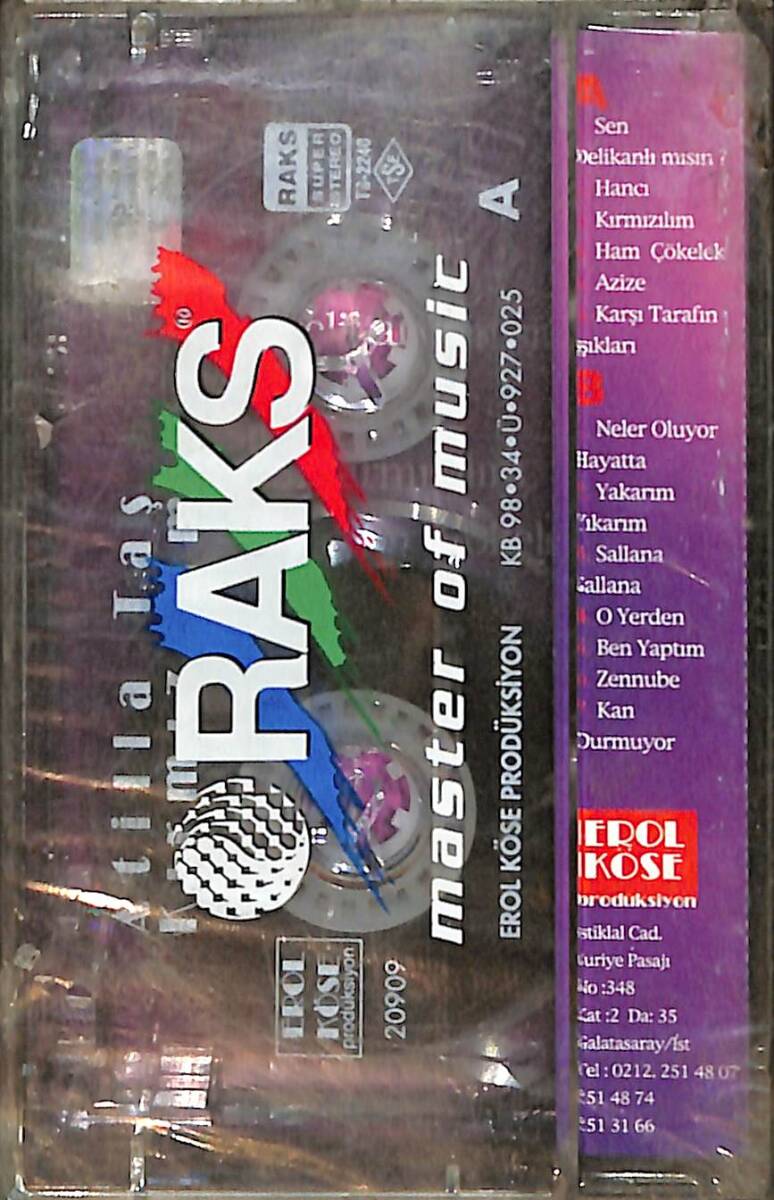 Atilla Taş – Kırmızılım Kaset (Sıfır Kaset) KST28795 - 2