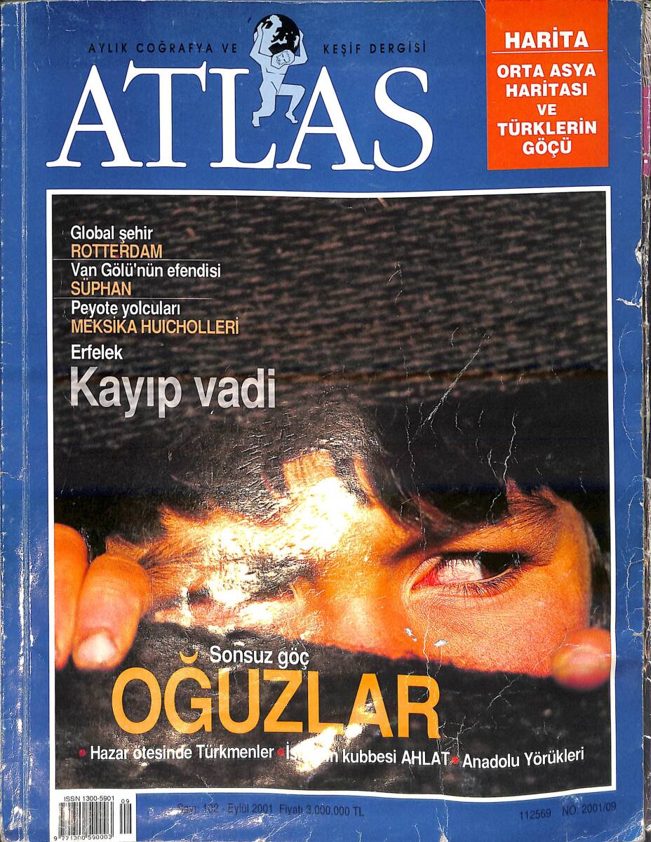 Atlas Aylık Coğrafya Ve Keşif Dergisi Eylül 2001 Sayı: 102 - Van Gölü'nün Efsanesi 