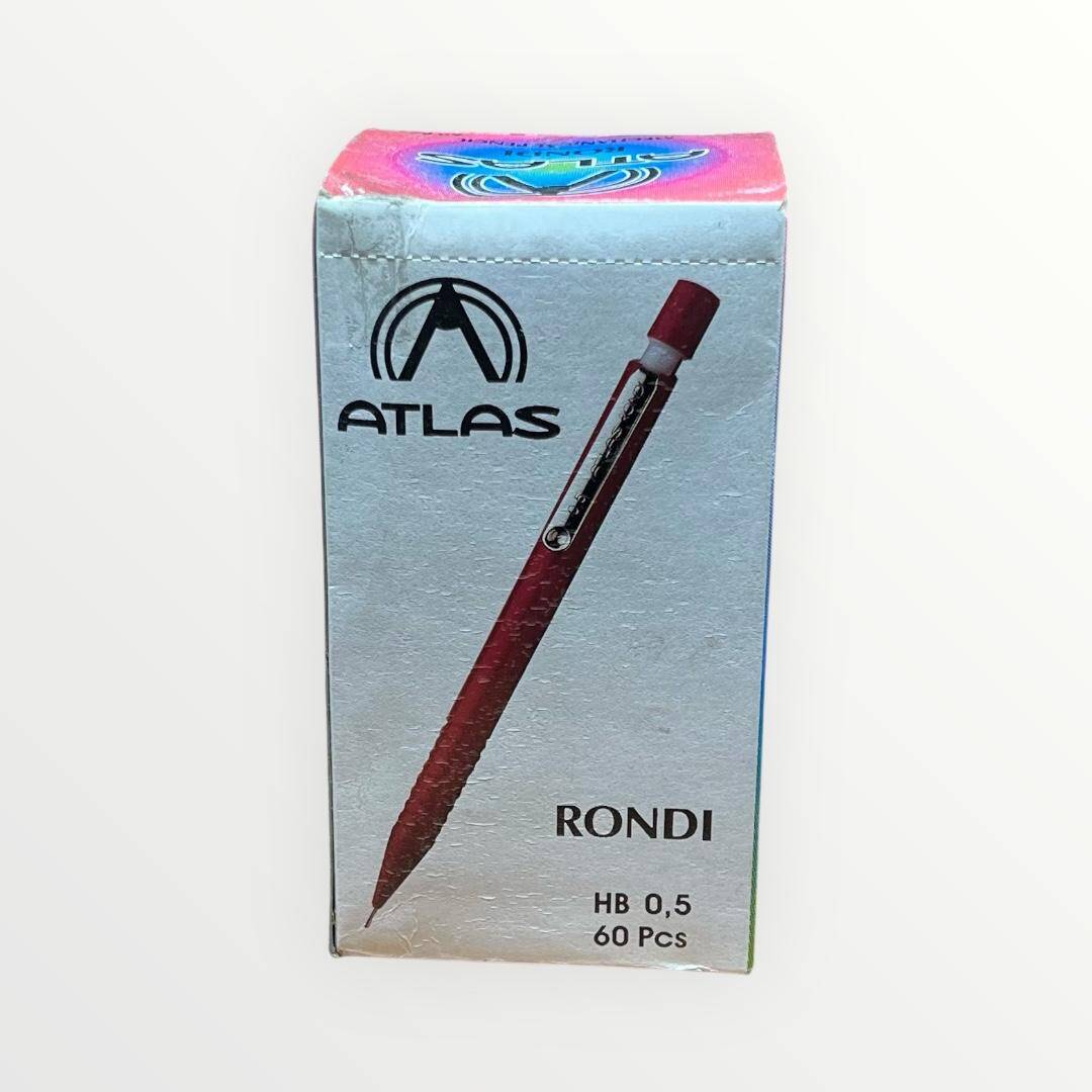 Atlas Rondi 0.5 Uçlu Çıt Çıtlı Kalem Ve Ucu Set.Tam Dolu Kutular AOB4715 - 2